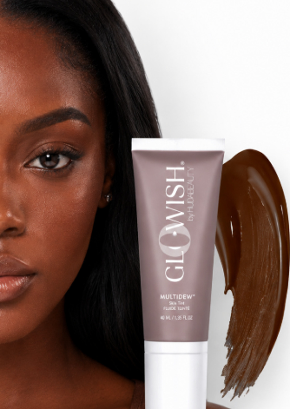 Huda Beauty GloWish Multidew Skin Tint - 12 Rich (Sealed)